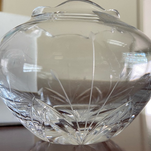 Mikasa Crystal PETIT POINTS Votive Candle Holder Clear Vase new - Picture 2 of 6